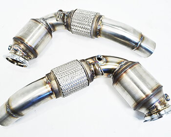 AGENCY POWER HIGH FLOW CAT DOWNPIPES BMW M5 | M6 12-15