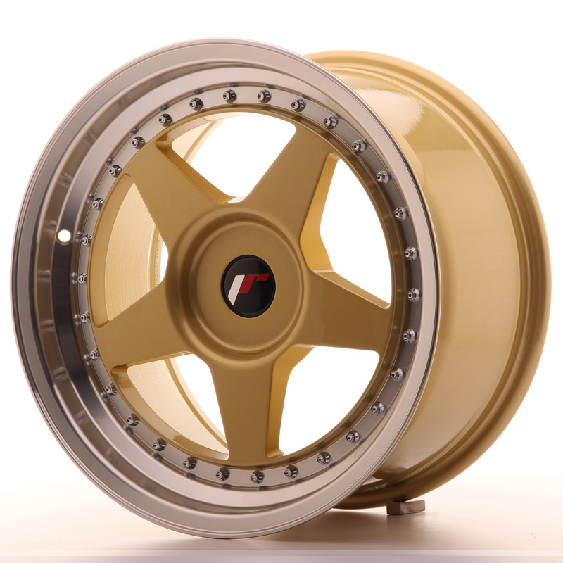 JAPAN RACING JR6 17X9 ET20-35 BLANK GOLD