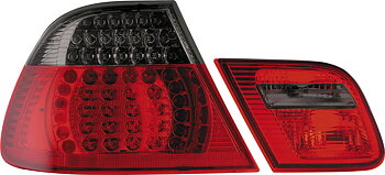 BMW 3 99-03 CABRIO LED TAILLIGHTS RED/SMOKE V1