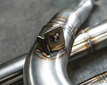 AGENCY POWER RACE DOWNPIPES WITH MIDPIPE MERCEDES-BENZ AMG GT-S 15-16