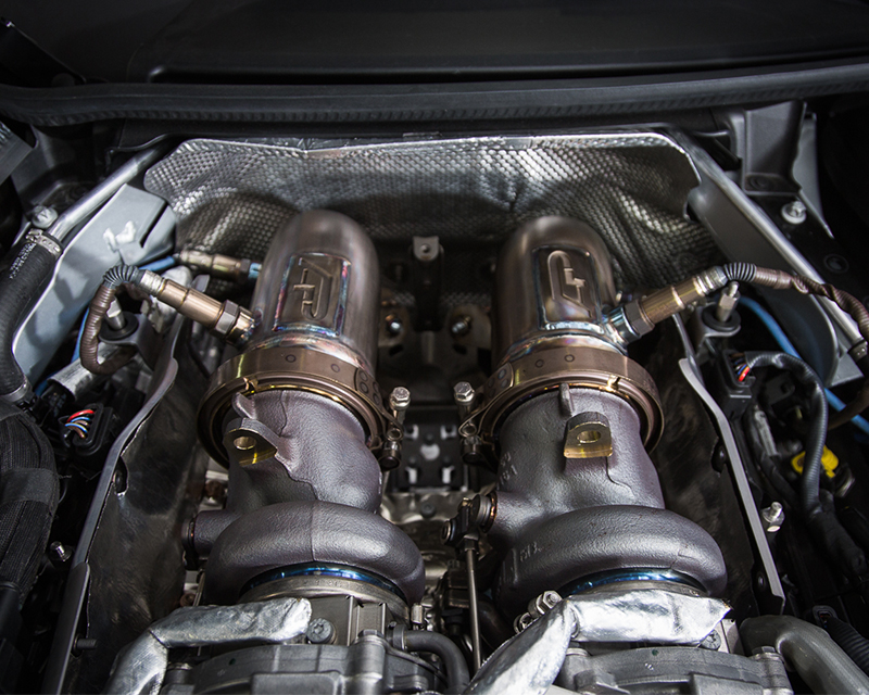 AGENCY POWER RACE DOWNPIPES WITH MIDPIPE MERCEDES-BENZ AMG GT-S 15-16 - 3