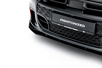 STREET PRO FRONT SPLITTER + FLAPS SUITABLE FOR MINI COOPER JOHN COOPER WORKS F65 – MAXTON DESIGN