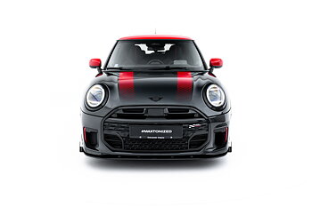 STREET PRO FRONT SPLITTER + FLAPS SUITABLE FOR MINI COOPER JOHN COOPER WORKS F65 – MAXTON DESIGN