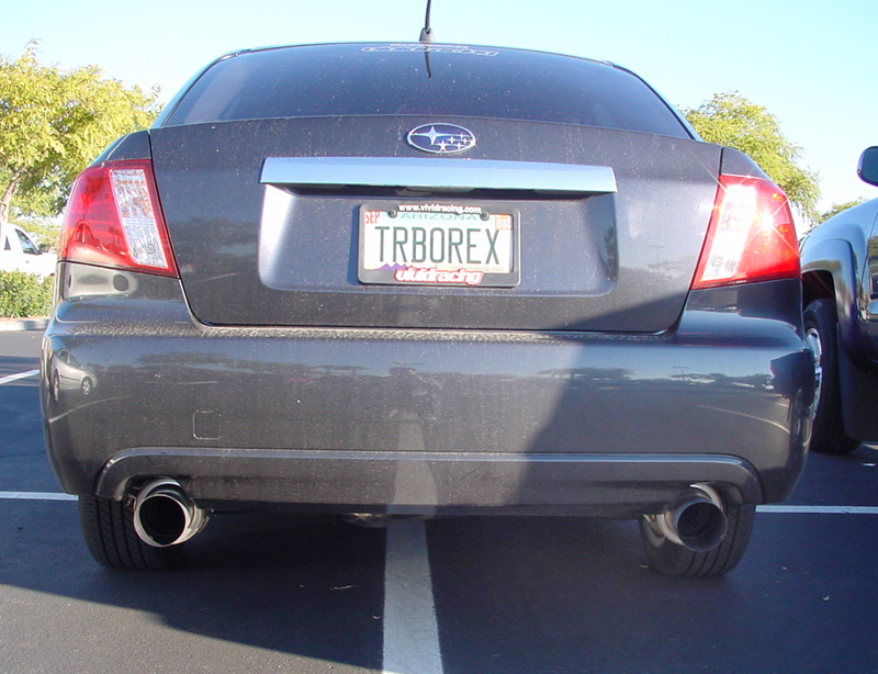 AGENCY POWER CATBACK EXHAUST SYSTEM DUAL 4IN TIPS SUBARU WRX SEDAN 08-12 - 4