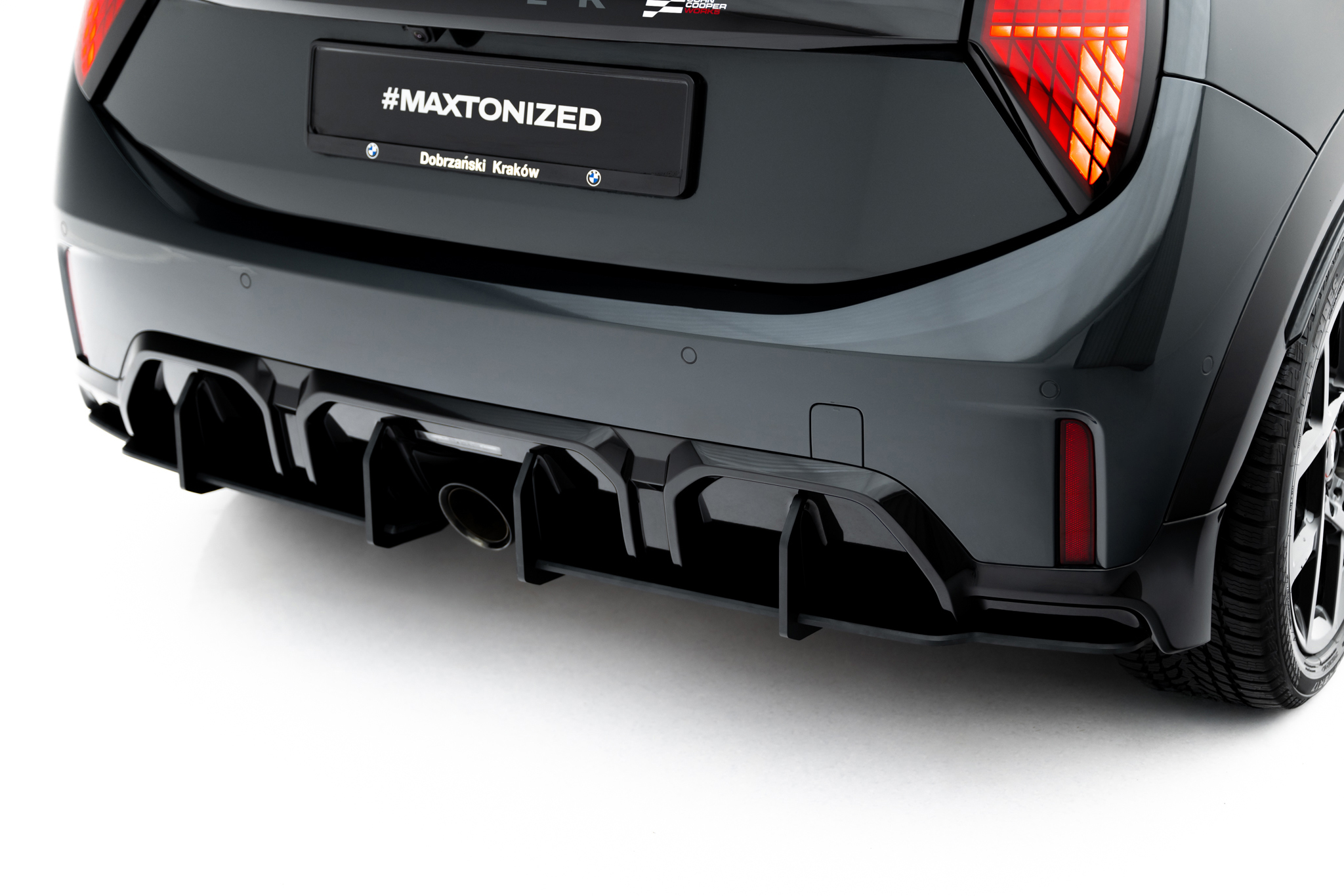 STREET PRO REAR DIFFUSER SUITABLE FOR MINI COOPER JOHN COOPER WORKS F65 – MAXTON DESIGN - 4