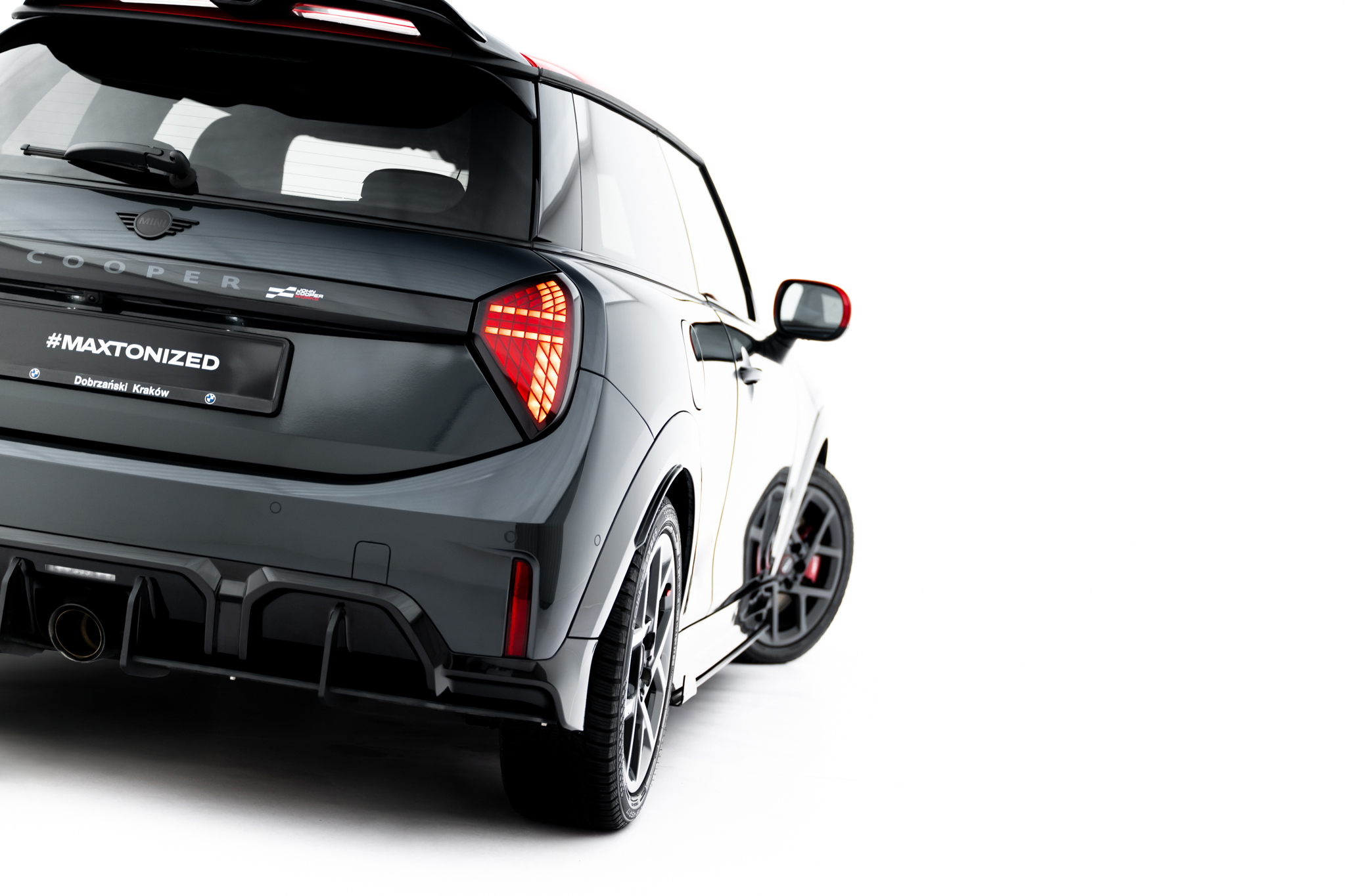 STREET PRO REAR DIFFUSER SUITABLE FOR MINI COOPER JOHN COOPER WORKS F65 – MAXTON DESIGN - 7