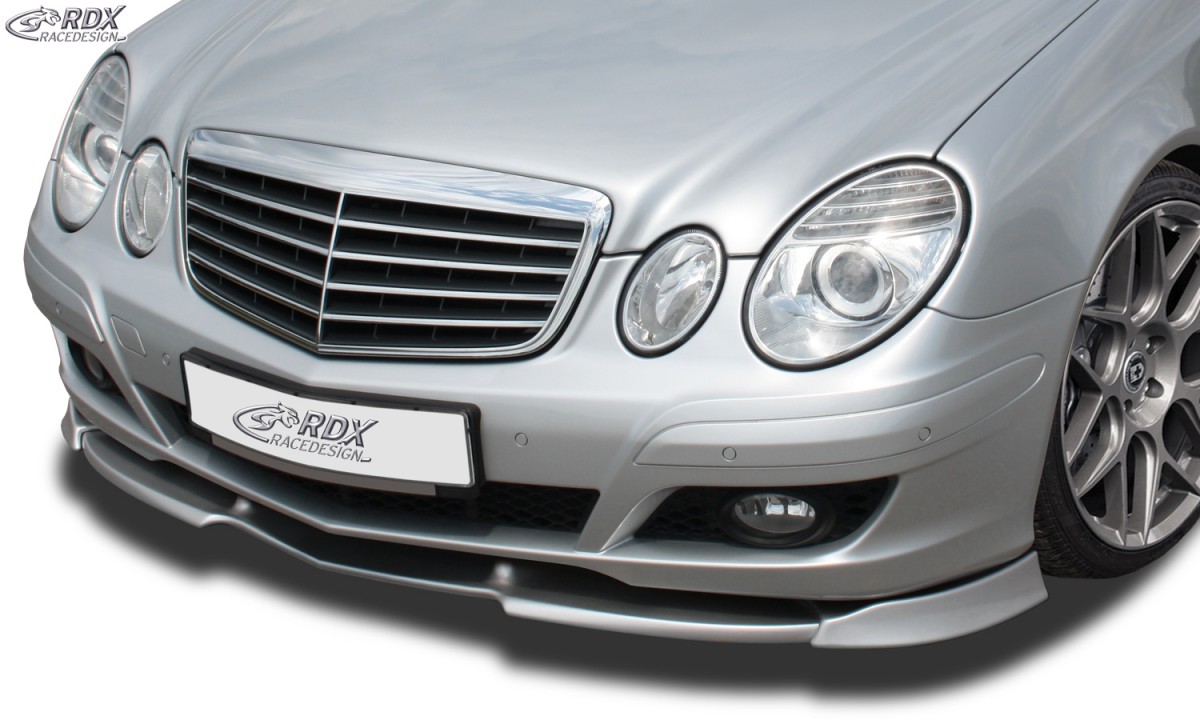 FRONT SPOILER VARIO-X MERCEDES E-CLASS W211 2006+ FRONT LIP SPLITTER