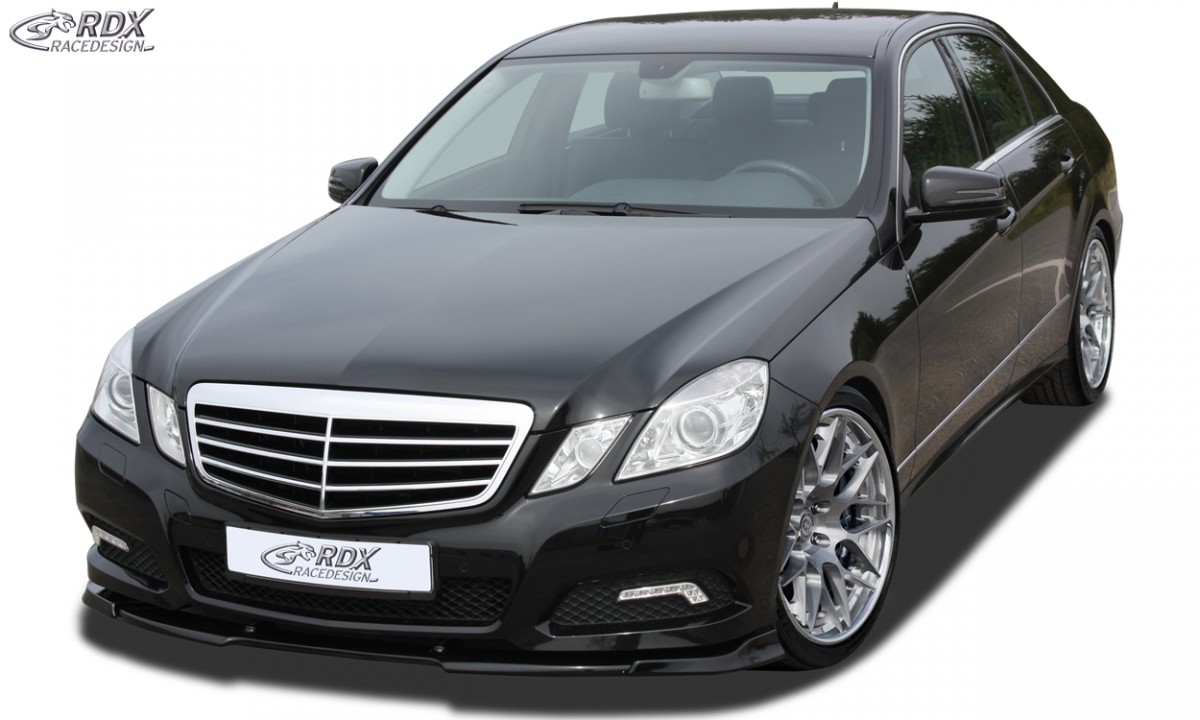 FRONT SPOILER VARIO-X MERCEDES E-CLASS W212 2009-2013 FRONT LIP SPLITTER - 2