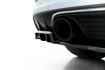 REAR SPLITTER (WITH VERTICAL BARS) SUITABLE FOR PORSCHE CAYENNE GTS / TURBO SPORT PACK / TURBO E-HYBRID GT PACK COUPE MK3 FACELIFT – MAXTON DESIGN
