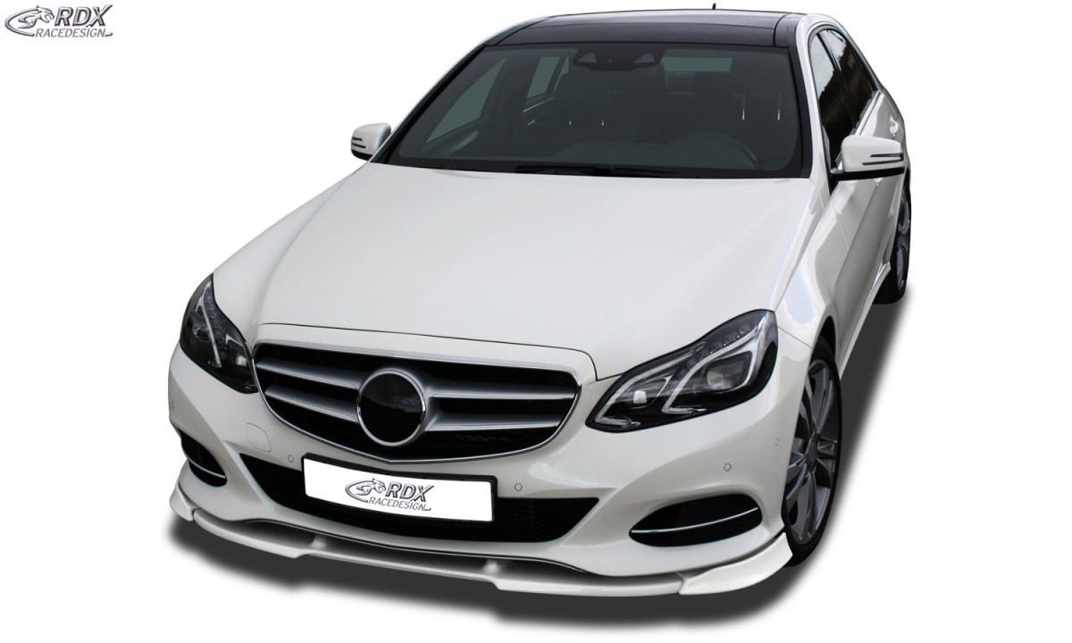FRONT SPOILER VARIO-X MERCEDES E-CLASS W212 2013+ FRONT LIP SPLITTER - 2