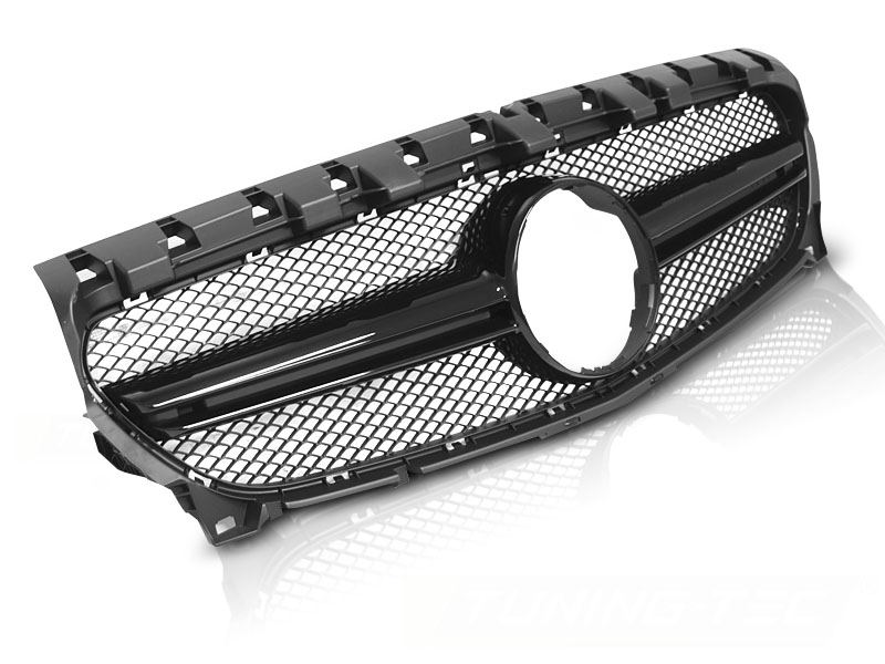GRILL BLANK SVART SPORTDESIGN TILL MERCEDES CLA W117 2013-2019