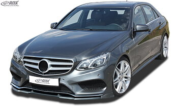 FRONT SPOILER VARIO-X MERCEDES E-CLASS W212 AMG-STYLING 2013+ (FIT FOR CARS WITH AMG-STYLING FRONTBUMPER) FRONT LIP SPLITTER