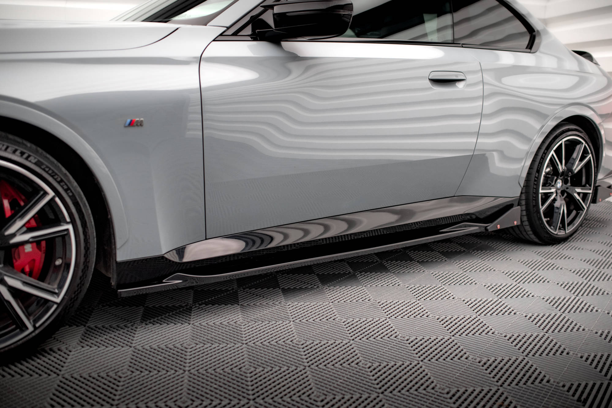Side Skirts Diffusers V.2 + Flaps BMW 2 Coupe M-Pack / M240i G42 - 2