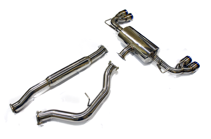 AGENCY POWER TITANIUM TIP CATBACK EXHAUST SUBARU STI 08-12 - 3