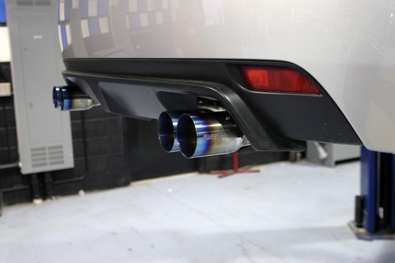 AGENCY POWER TITANIUM TIP CATBACK EXHAUST SUBARU STI 08-12 - 4