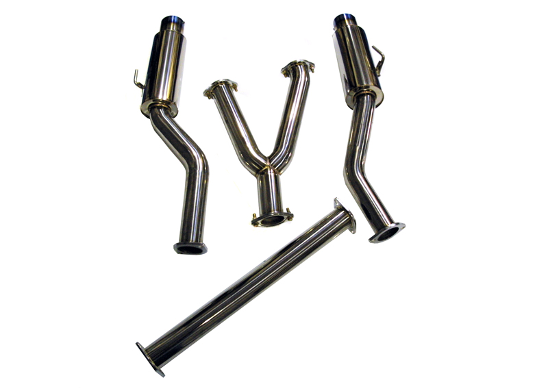 AGENCY POWER TITANIUM TIP DUAL CATBACK EXHAUST MITSUBISHI EVO X 08-12 - 4