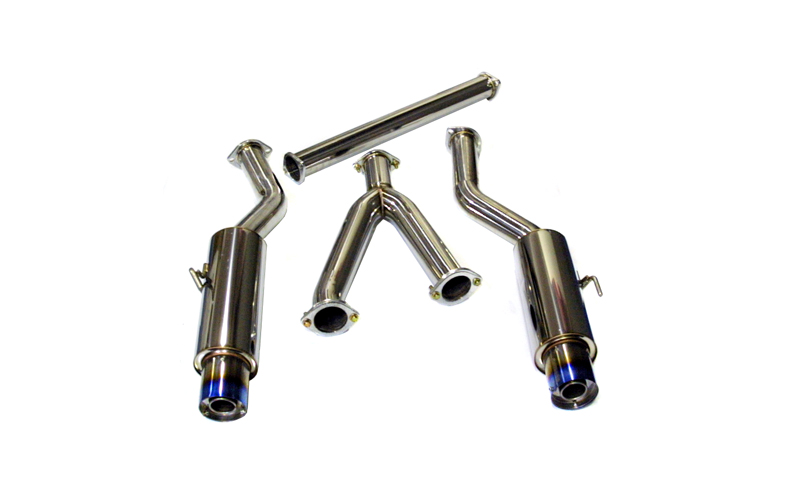AGENCY POWER TITANIUM TIP DUAL CATBACK EXHAUST MITSUBISHI EVO X 08-12 - 2