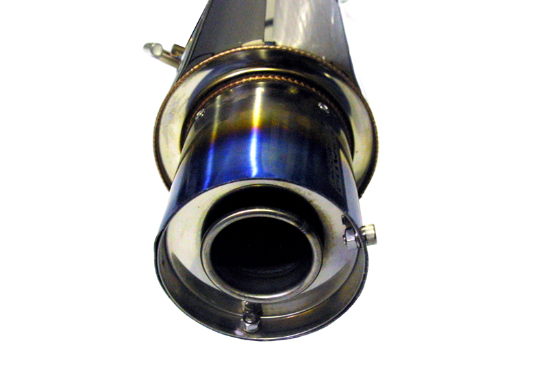 AGENCY POWER TITANIUM TIP DUAL CATBACK EXHAUST MITSUBISHI EVO X 08-12 - 3