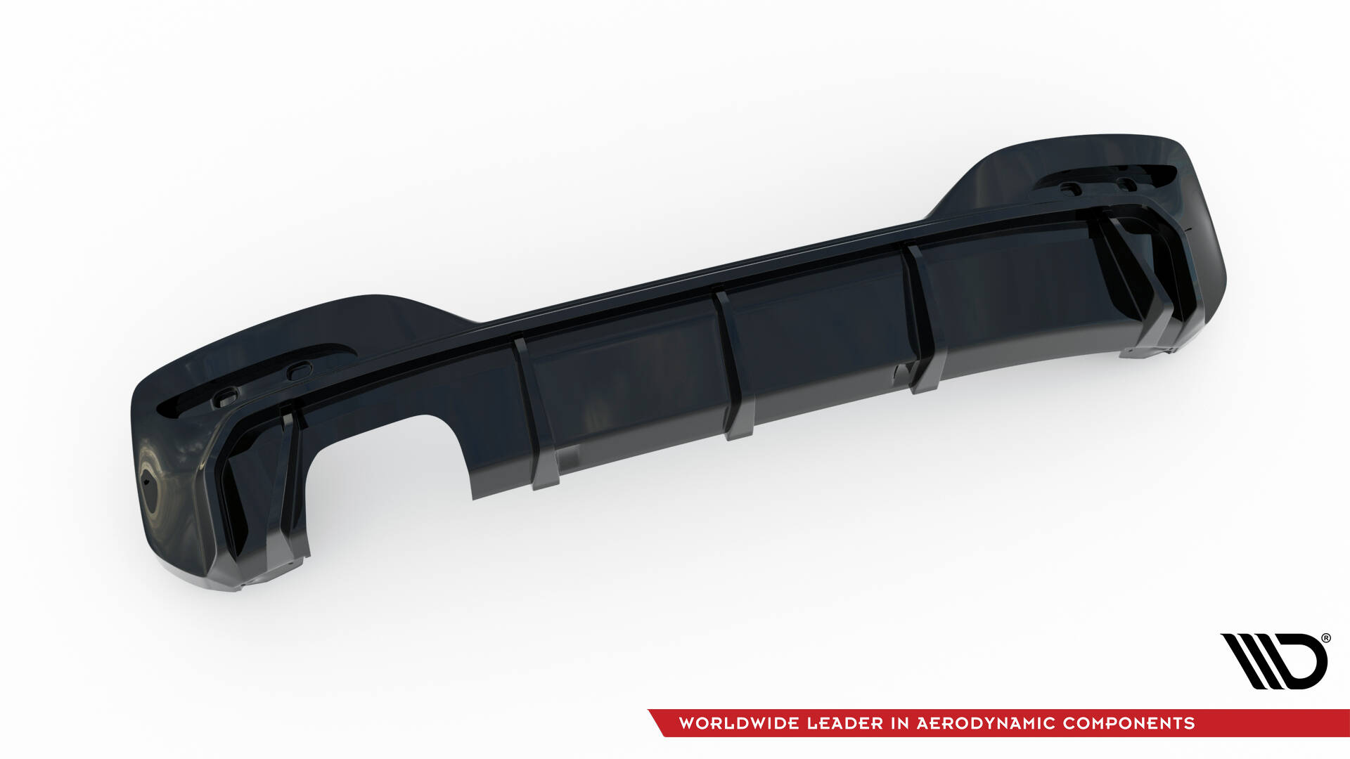 Rear Valance BMW 1 M-Pack F20 Facelift (Single side dual exhaust version) - 6