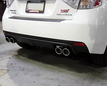 AGENCY POWER STAINLESS TIP CATBACK EXHAUST W/O MUFFLER SUBARU WRX STI HATCH 08-12
