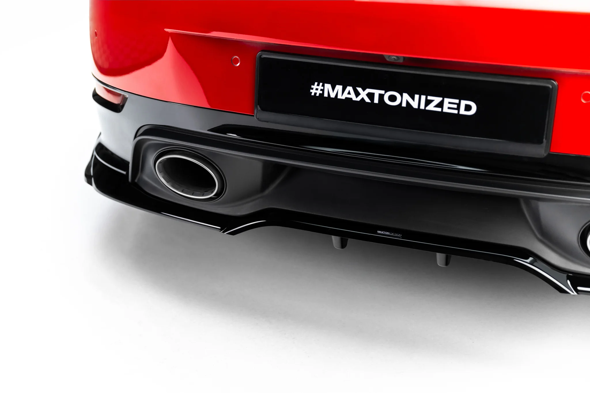 REAR SPLITTER (WITH VERTICAL BARS) SUITABLE FOR PORSCHE 911 CARRERA AERO 992 FACELIFT – MAXTON DESIGN - 6
