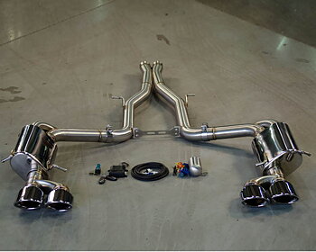 AGENCY POWER ELECTRONIC VALVE CONTROLLED EXHAUST MUFFLER MERCEDES-BENZ C63 COUPE 12-14