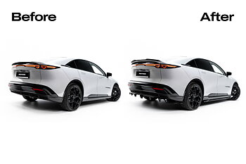 REAR SPLITTER (WITH VERTICAL BARS) SUITABLE FOR MAZDA 6E MK1 – MAXTON DESIGN