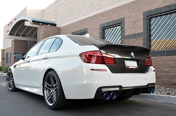 AGENCY POWER FULL TITANIUM MIDPIPE CATBACK EXHAUST SYSTEM COLOR TIPS BMW M5 F10 2013+