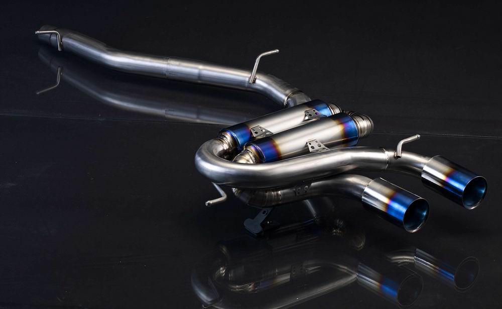 AGENCY POWER TITANIUM CATBACK EXHAUST SYSTEM VOLKSWAGEN GOLF R MK6 - 3