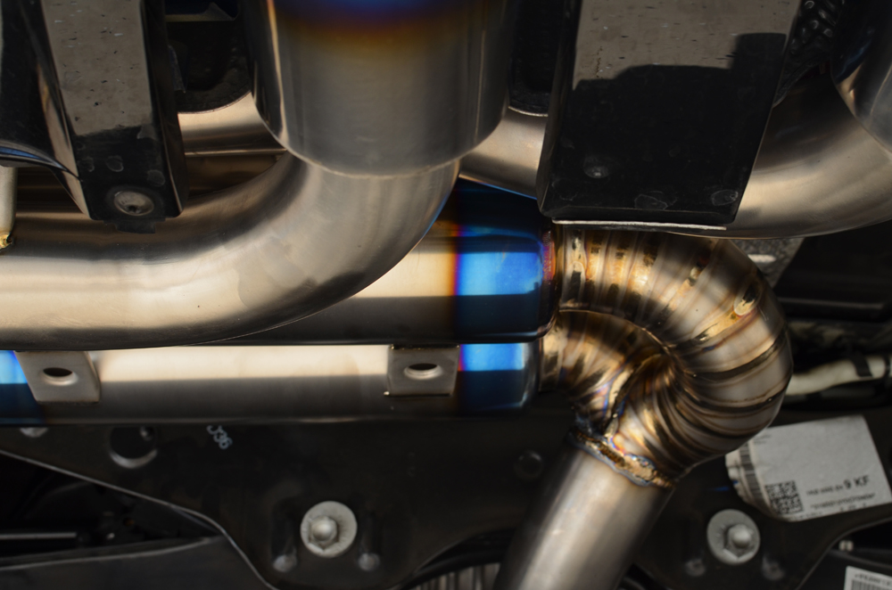 AGENCY POWER TITANIUM CATBACK EXHAUST SYSTEM VOLKSWAGEN GOLF R MK6 - 2