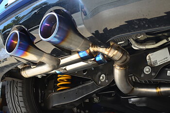 AGENCY POWER TITANIUM CATBACK EXHAUST SYSTEM VOLKSWAGEN GOLF R MK6