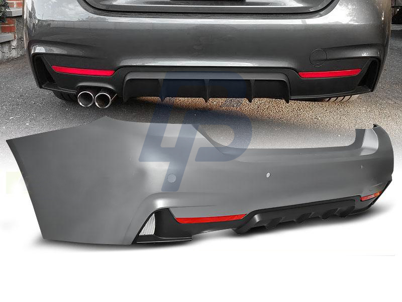 BMW F32 10.13- M-PERFORMANCE STYLE  PDC REAR BUMPER - 5
