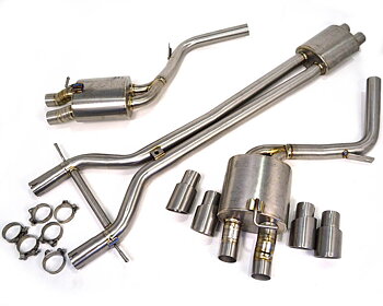 AGENCY POWER TITANIUM EXHAUST SYSTEM PORSCHE PANAMERA TURBO 10-16