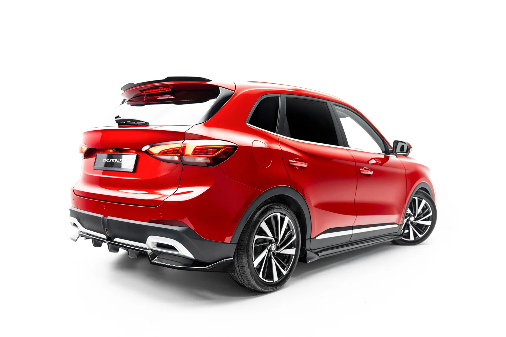 REAR SPLITTER (WITH VERTICAL BARS) SUITABLE FOR MG ZS MK2 – MAXTON DESIGN - 6