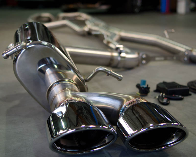 AGENCY POWER ELECTRONIC VALVE CONTROLLED EXHAUST MUFFLER MERCEDES-BENZ C63 AMG 08-11