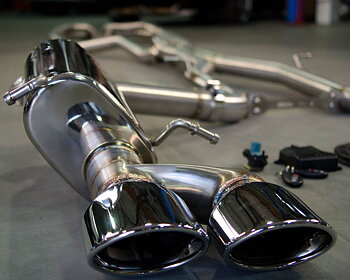 AGENCY POWER ELECTRONIC VALVE CONTROLLED EXHAUST MUFFLER MERCEDES-BENZ C63 AMG 08-11