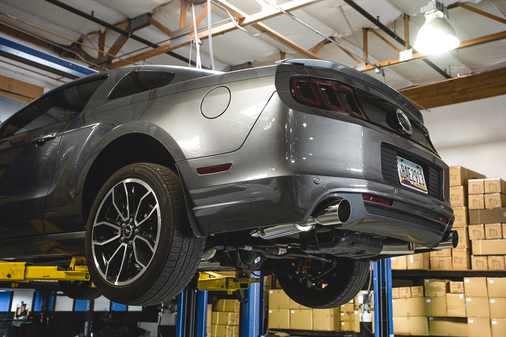 AGENCY POWER CATBACK EXHAUST FORD MUSTANG GT 5.0 11-14 - 4