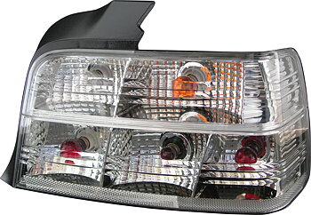 BMW 3 E36 4D TAILLIGHTS CLEAR V1