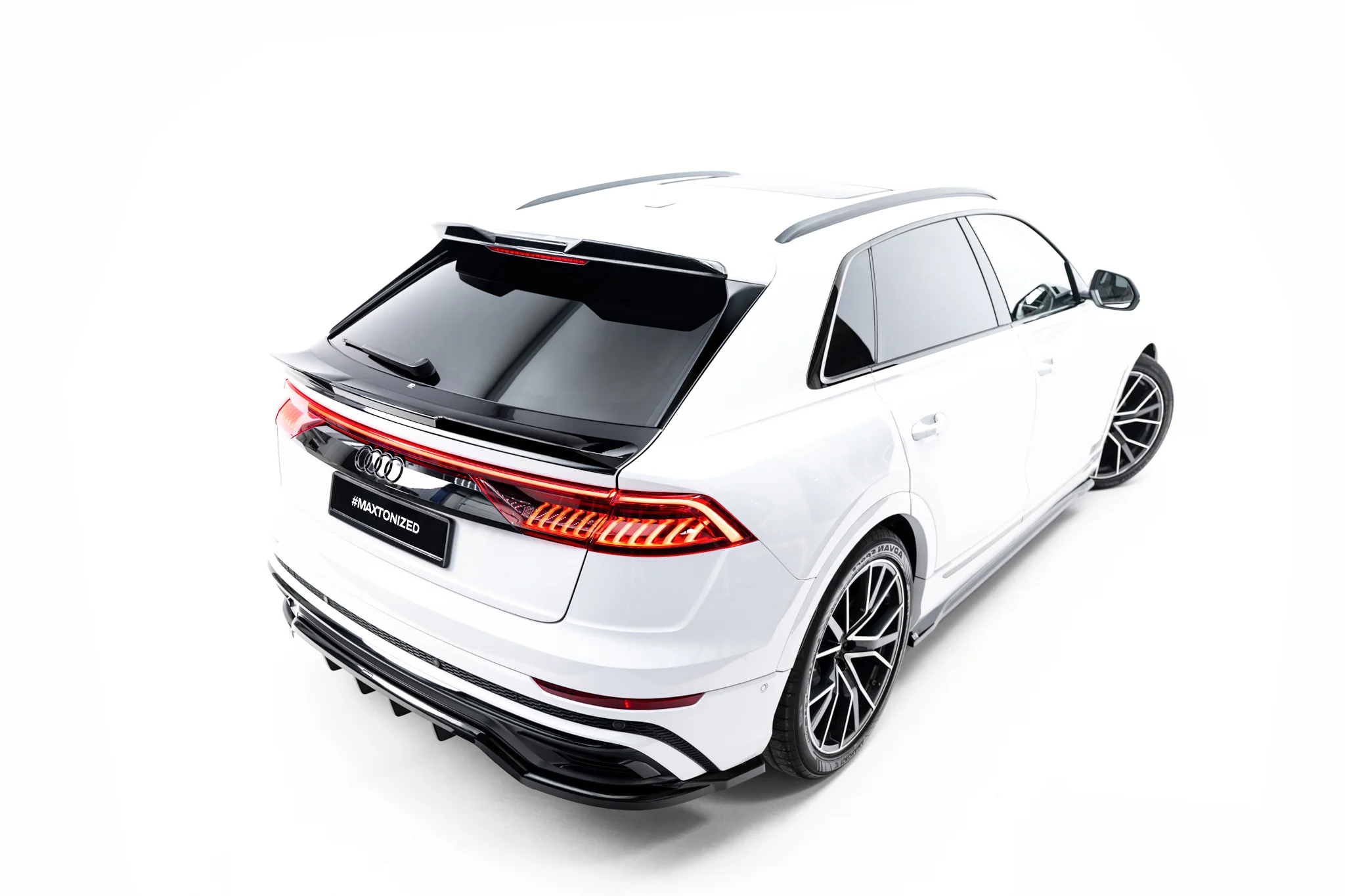 LOWER SPOILER CAP 3D SUITABLE FOR AUDI Q8 / Q8 S-LINE / SQ8 MK1 / MK1 FACELIFT – MAXTON DESIGN - 3