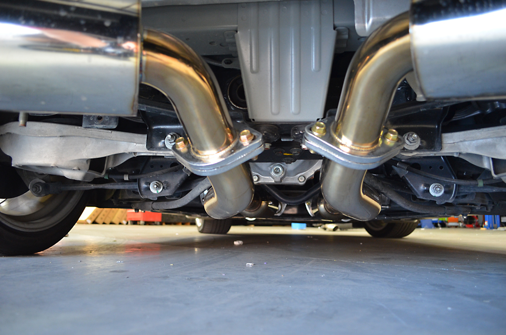 AGENCY POWER CATBACK EXHAUST TITANIUM TIPS NISSAN 370Z 09-16 - 3