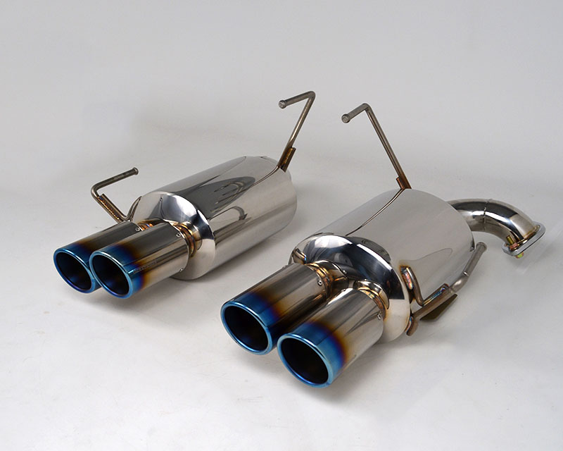 AGENCY POWER CATBACK EXHAUST SYSTEM TITANIUM QUAD TIPS SUBARU STI SEDAN 11-16 - 4