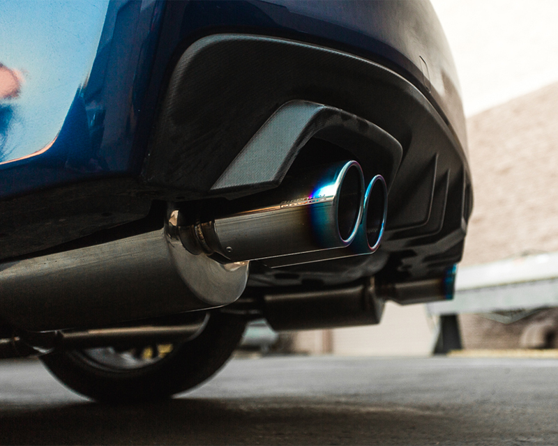 AGENCY POWER CATBACK EXHAUST SYSTEM TITANIUM QUAD TIPS SUBARU STI SEDAN 11-16 - 3