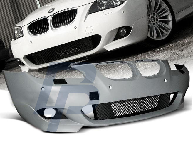 BMW E60/61 03-07 ZDERZAK M-PAKIET PDC FRONT BUMPER - 2
