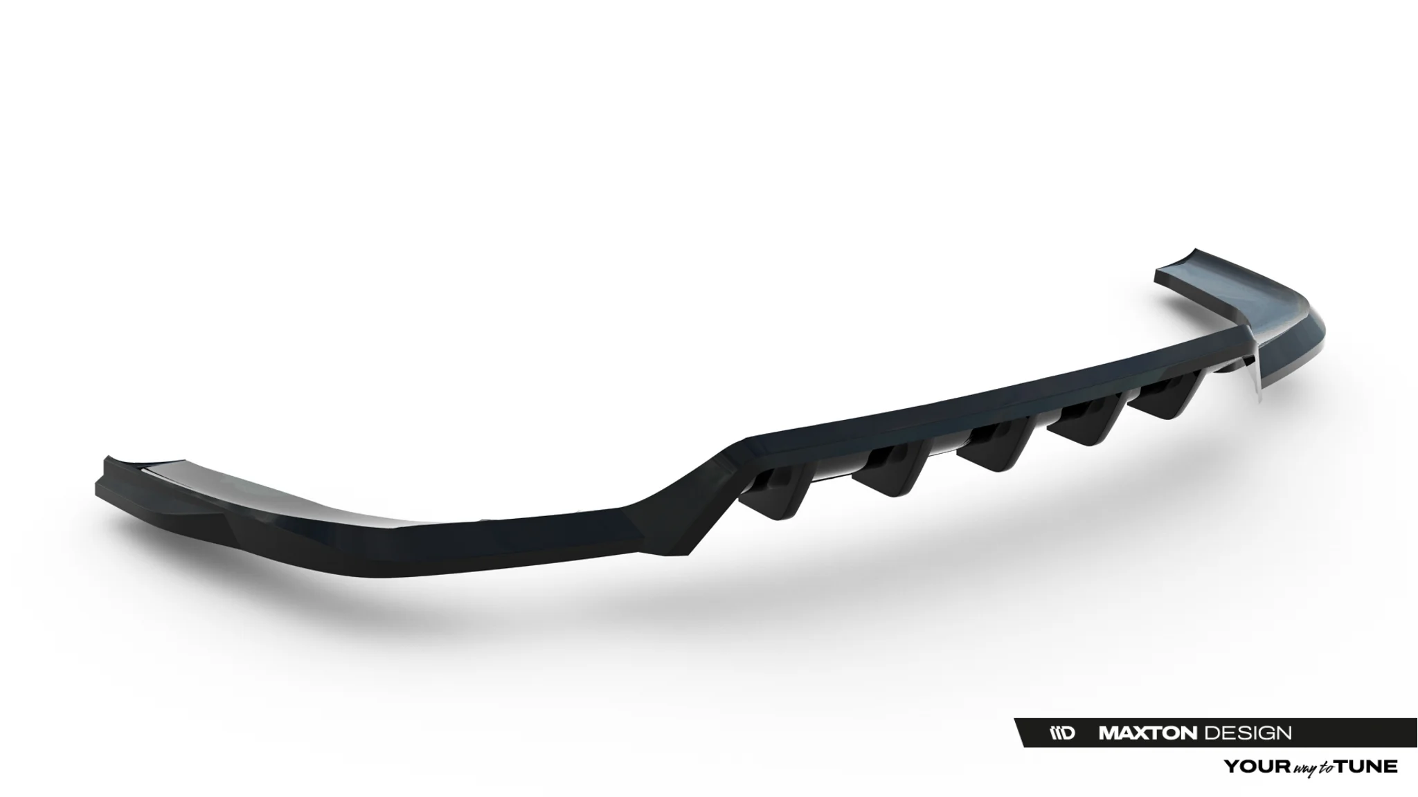 REAR SPLITTER (WITH VERTICAL BARS) SUITABLE FOR JAECOO 7 HYBRID MK1 – MAXTON DESIGN - 2