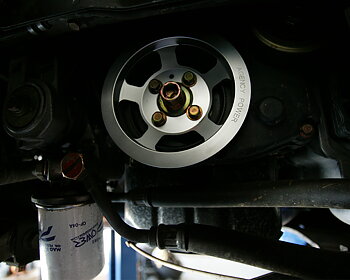 AGENCY POWER LIGHTWEIGHT CRANK PULLEY MITSUBISHI EVO VIII | IX 03-07