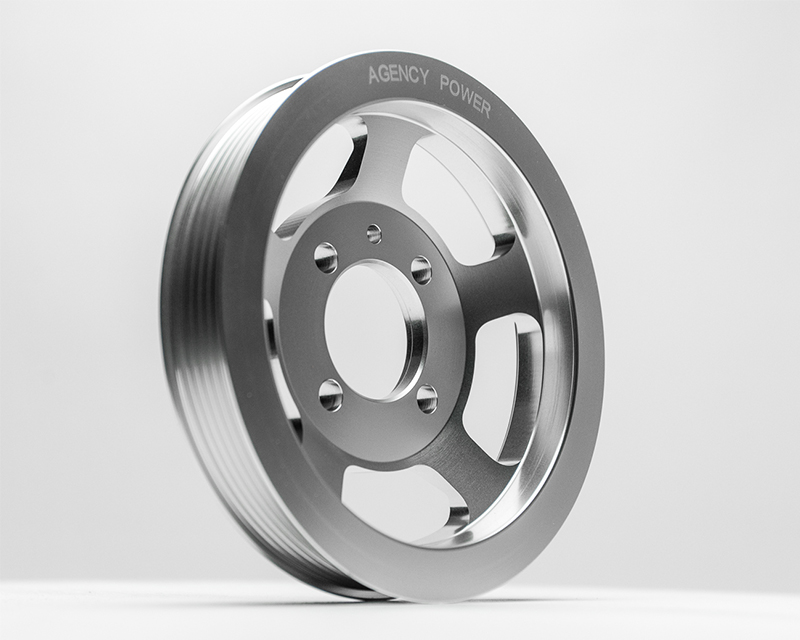 AGENCY POWER LIGHTWEIGHT CRANK PULLEY MITSUBISHI EVO VIII | IX 03-07 - 2