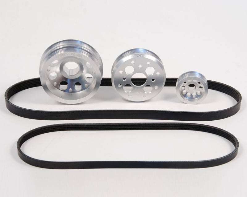 AGENCY POWER LIGHTWEIGHT PULLEY KIT NISSAN 350Z INFINITI G35 Z33 03-05 - 2