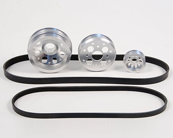 AGENCY POWER LIGHTWEIGHT PULLEY KIT NISSAN 350Z INFINITI G35 Z33 03-05