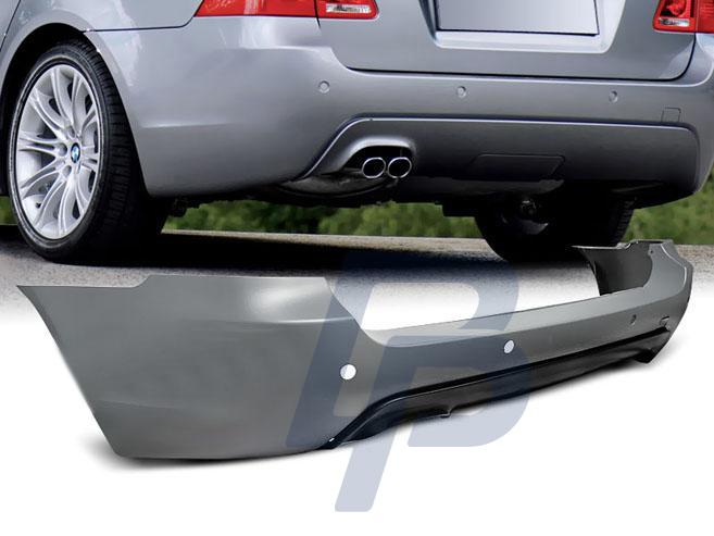 BMW E61 08-10 TOURING M-PAKIET PDC REAR BUMPER - 2