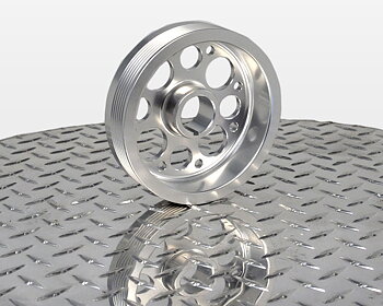 AGENCY POWER LIGHTWEIGHT CRANK PULLEY SILVER SCION TC 11+